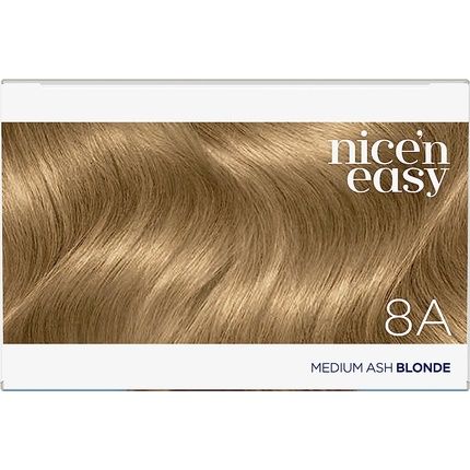 Clairol Nice'N Easy Creme Permanent Hair Dye 8A Medium Ash Blonde - Image 3