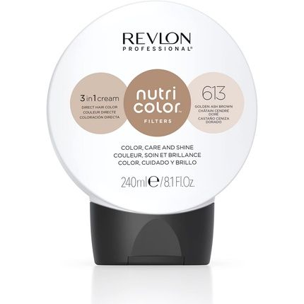 Revlon Professional Nutri Color Filters Toning Filters Golden Ash Brown 613 240Ml