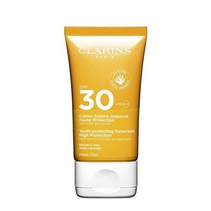 Clarins Youth Protecting Sunscreen Spf 30 Protective Face Cream 50 Ml