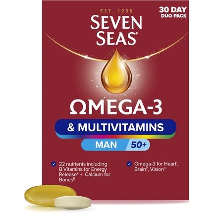 Seven Seas Omega-3 And Multivitamins For Men 50+ 30 Day