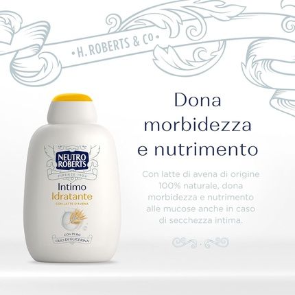 Neutro Roberts Moisturizing Inti-Hygiene Cleanser With Oat Milk 200Ml Bottle - Image 3