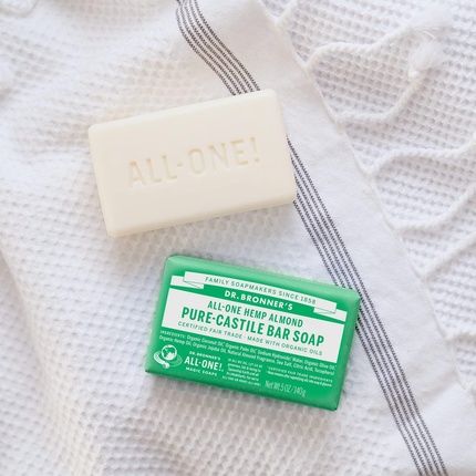 Dr Bronner'S Almond Pure Castile Bar Soap 140G - Image 3