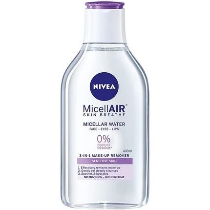 Nivea Micelair Micellar Water Sensitive Skin 400Ml - Image 3