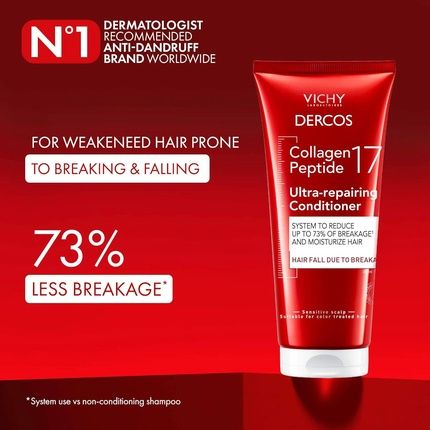 Vichy Dercos Ultrarepairing Collagen Conditioner 17 Repair