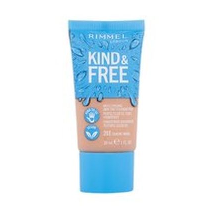 Rimmel London Kind And Free Skin Tint Foundation 410Latte 30 Ml
