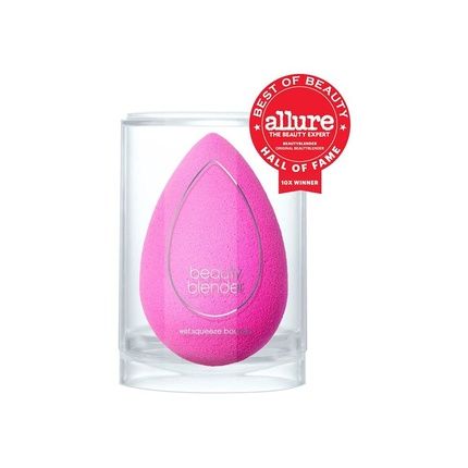 Beautyblender Original Makeup Sponge Latex-Free For Flawless Application Of Liquid Foundation Cream Powder 1 Pink Sponge 22.7G
