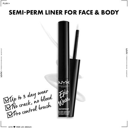 Nyx Professional Makeup Epic Wear Semi Permanent Liquid Liner White - Image 3
