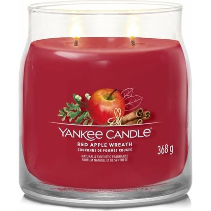 Yankee Candle Red Apple Wreath Medium Jar