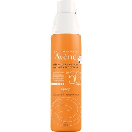 Avene 3 Milk Sun Spray Protection Spf50+ Water Resistant Photoprotector 200Ml