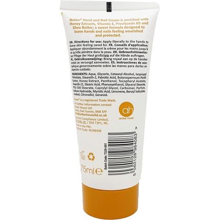 Nulon Honey Extract Hand & Nail Cream 75Ml