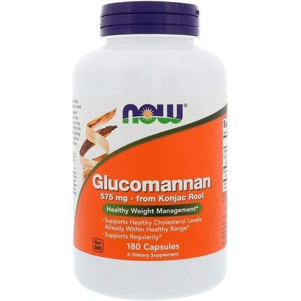 Now Foods Glucomannan 575Mg 180 Capsules
