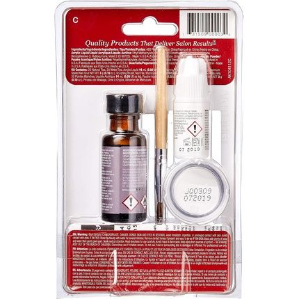 Kiss French Acrylic Modeling Set With Liquid Acrylic, Acrylic Powder, Shaping Brush, Nail File, Quick-Drying Nail Glue And 40 Nail Tips - Image 3