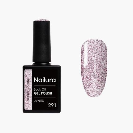 Nailura Gel Polish 291 Sparkling Pink 10 Ml