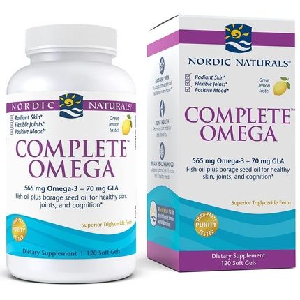 Nordic Naturals Complete Omega-3*6*9 Lemon Flavor Soft Gels 1000Mg
