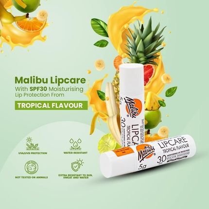 Malibu Lip Balm With Spf30 Tropical 4Ml