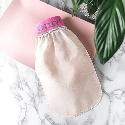 Ame Pure(R) So Silky Mitt(Tm) | 100% Pure Silk Exfoliating Glove & Mitt, Body Scrub - Image 3
