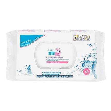 Baby Cleansing Wipes 60 Units