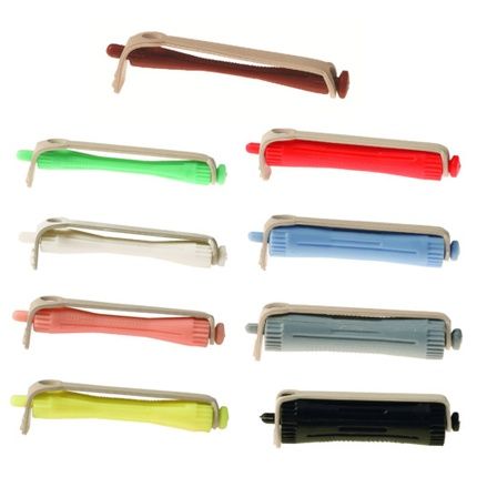 Sibel Curlers Perm Rollers Various Sizes & Colors - Pack Of 12