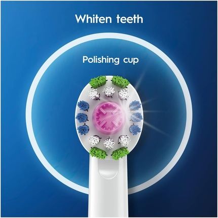 Oral-B 3D White Electric Toothbrush Head With Clean Maximiser Technology 4 Count - Image 3