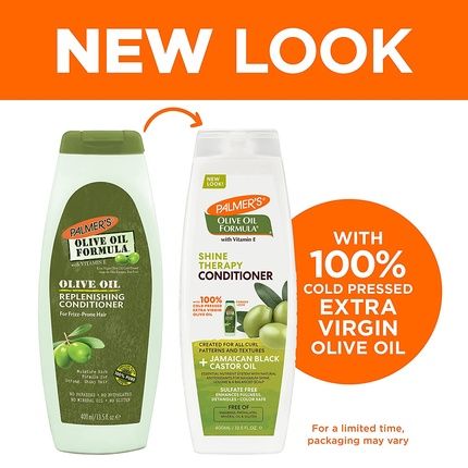 Palmer'S Olive Oil Formula Shine Therapy Conditioner 400Ml - Image 3