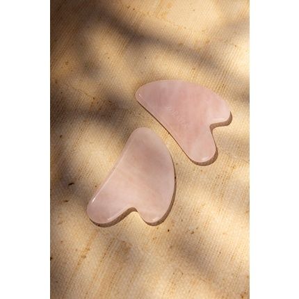 Zoe Ayla Rose Quartz Gua Sha Facial Massager - Brightens Complexion, Reduces Fine Lines And Wrinkles - Enhances Serum, Moisturizer And Facial Oil Absorption Pink - Image 3