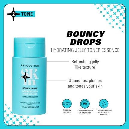 Revolution Skin Bouncy Drops Hydrating Toner Essence With Vitamin