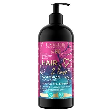 Eveline Hair 2 Love Moisturizing Shampoo For Dry And Sensitive Scalp 400Ml