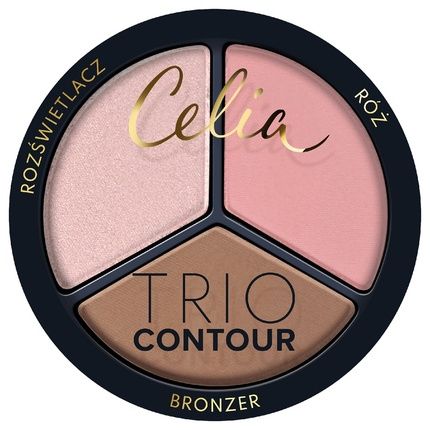 Celia Trio Contour Face Contouring Powder Set 03 50G