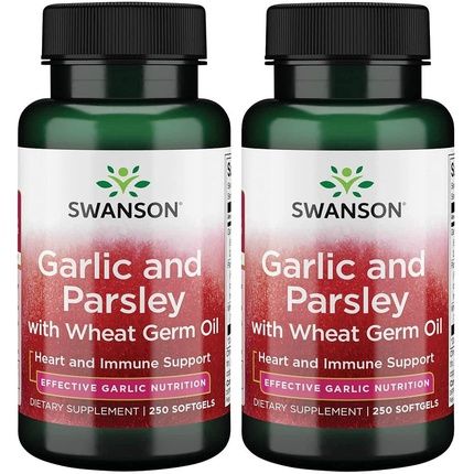 Swanson Garlic & Parsley - Promotes Heart Support And Immune Support - Garlic