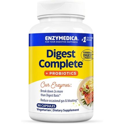 Enzymedica Digest Complete Probiotics Full Range Everyday Enzymes 800