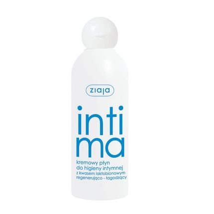 Ziaja Intima Creamy Liquid For Intimate Hygiene With Lactobionic Acid Regenerating And Soothing 200Ml