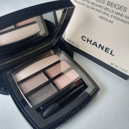 Chanel Les Beiges Healthy Glow Natural Eyeshadow Palette Medium Warm Tender Cool