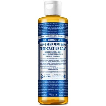 Dr Bronner Peppermint All-One Magic Soap 240Ml