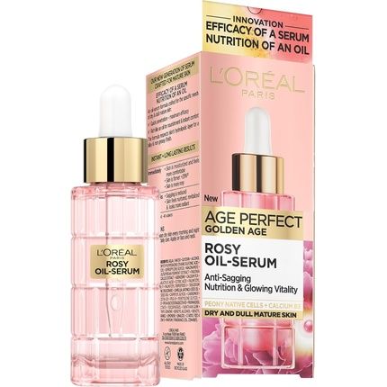L'Oreal Paris Age Perfect Golden Age Rosy Oil Face Serum Boosts Skin Radiance