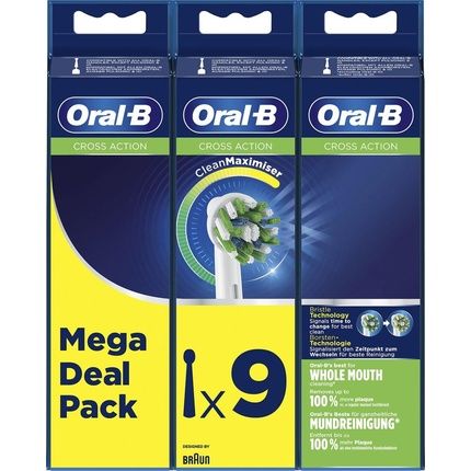 Oralb Electric Toothbrush Refill Cross Action