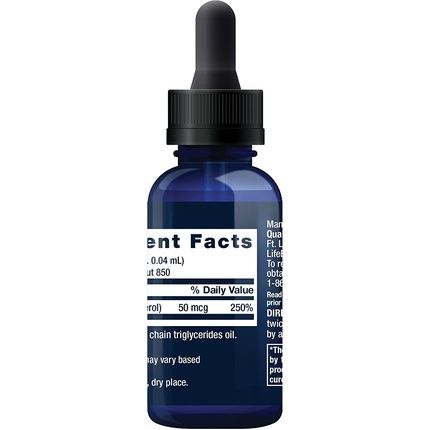 Life Extension Liquid Vitamin D3 50Mcg (2000Iu) Supplement 1 Fl. Oz. - 850 Servings - Image 3