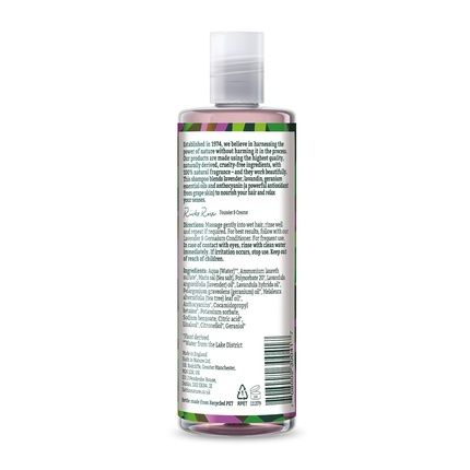 Natural Lavender And Geranium Shampoo Nourishing Vegan And Cruelty-Free 100Ml Travel Size - Image 3