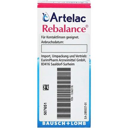 Artelac Rebalance Eye Drops 10Ml