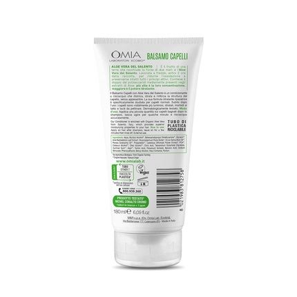 Eco Bio Hair Balm With Aloe Vera From Salento For Normal Hair 180Ml