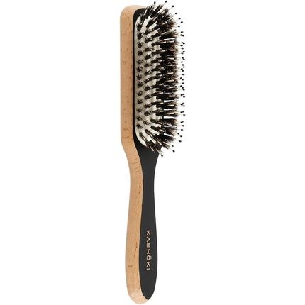 T4B Kashhoki Touch Of Nature Wooden Hair Brush Slim