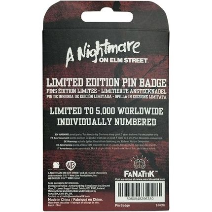 Nightmare On Elm St Pin Badge Set With Connecting Chain - Image 3