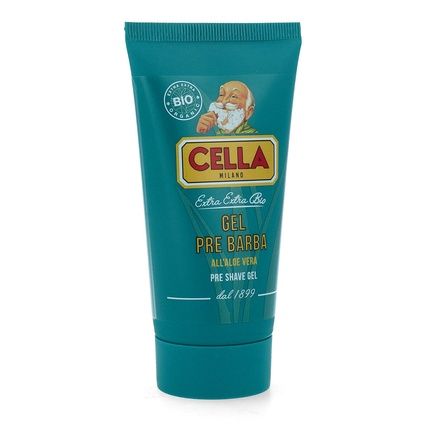 Cella Bio Pre Shave Gel With Aloe Vera 75Ml - Image 3