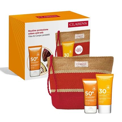 Clarins Anti-Aging Sun Protection Kit Gift Set