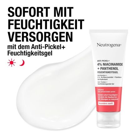 Neutrogena Anti-Pimple Moisturizing Gel 4% Niacinamide And Panthenol 50Ml