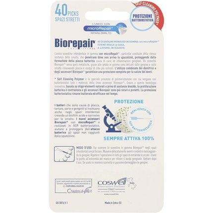 Biorepair Disposable Rubber Brushes With Microrepair For Delicate Teeth And Gums - Thin Size - Pack Of 240 - Image 3