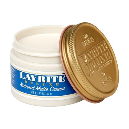 Layrite Natural Matte Cream 42G Medium Hold Water Soluble Matte Finish
