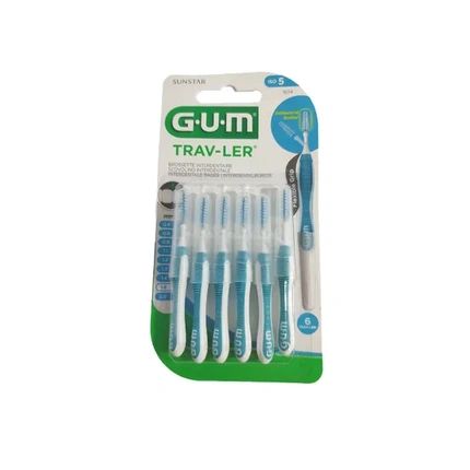 Gum Sunstar Gum Gum Gum فرشاة بين الأسنان 1314 رحلة 08 مم 6 قطع