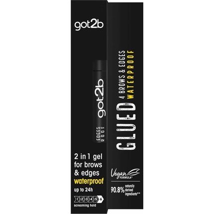 Got2B Glued For Brows & Edges Eyebrow Gel Vegan Waterproof Fast Drying 16Ml