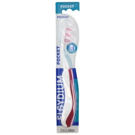 Elgydium Pocket Toothbrush Medium With Finely Rounded Bristles