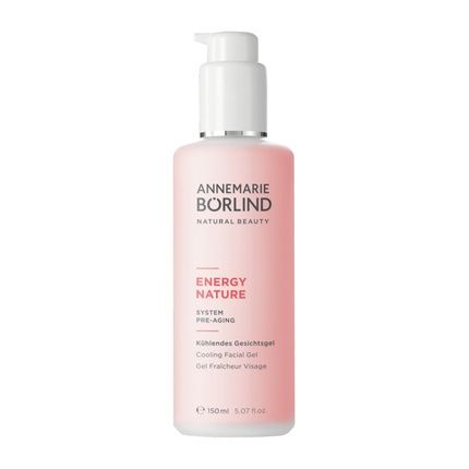 Annemarie Borlind Energynature Cooling Face Gel 150Ml - For Normal To Dry Skin - Strengthening, Energizing, And Cooling - Vegan
